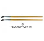 PAGODA TYPE 6 251 BRUSH